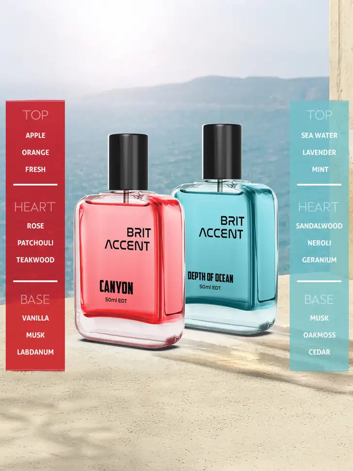 Brit Accent EDT – Depth of Ocean & Canyon | 50ml