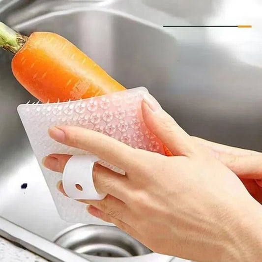 Silicone Kitchen Scrubber & Cleaning Brush | Pack of 2