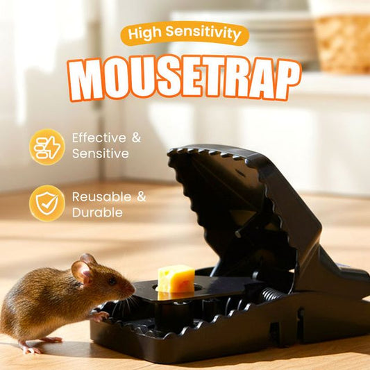 Reusable High-Sensitivity Snap Mousetrap | Effective & Durable Rat Trap