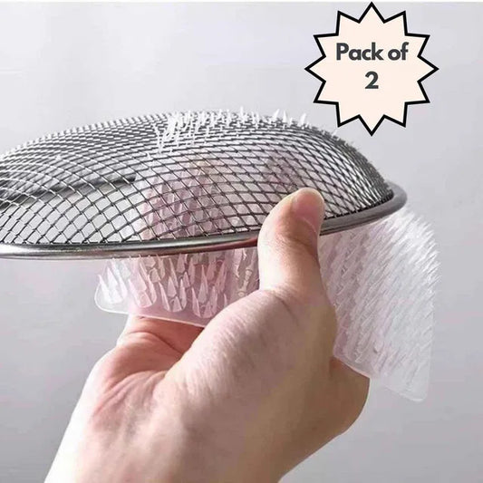 Silicone Kitchen Scrubber & Cleaning Brush | Pack of 2