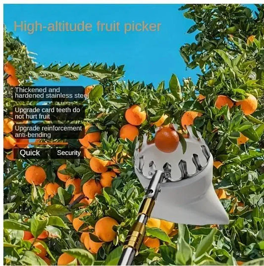 Fruit Picker Tool with Catching Bag | Harvest Oranges, Mangoes & More