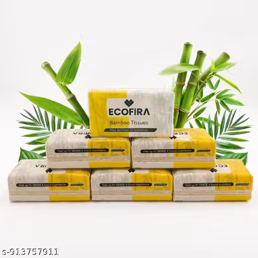 Ecofira Bamboo Facial Tissue Paper Pack of 6