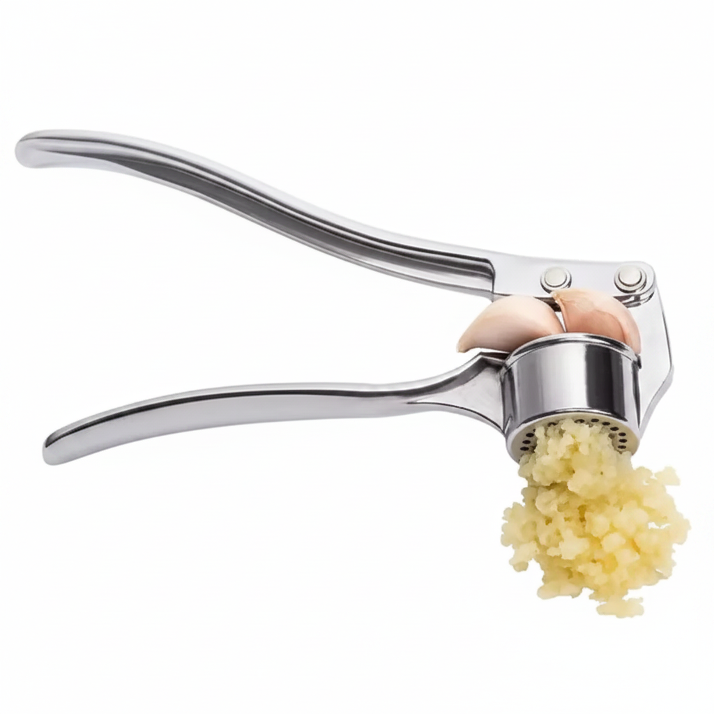 Garlic Press Stainless Steel Garlic Mincer Tool