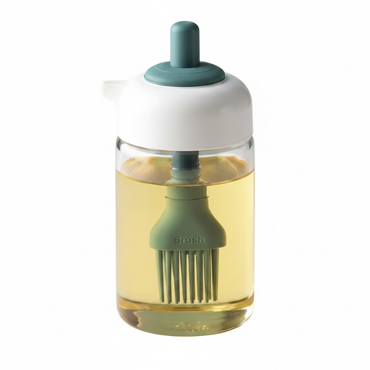Oil Dispenser with Brush - White Background